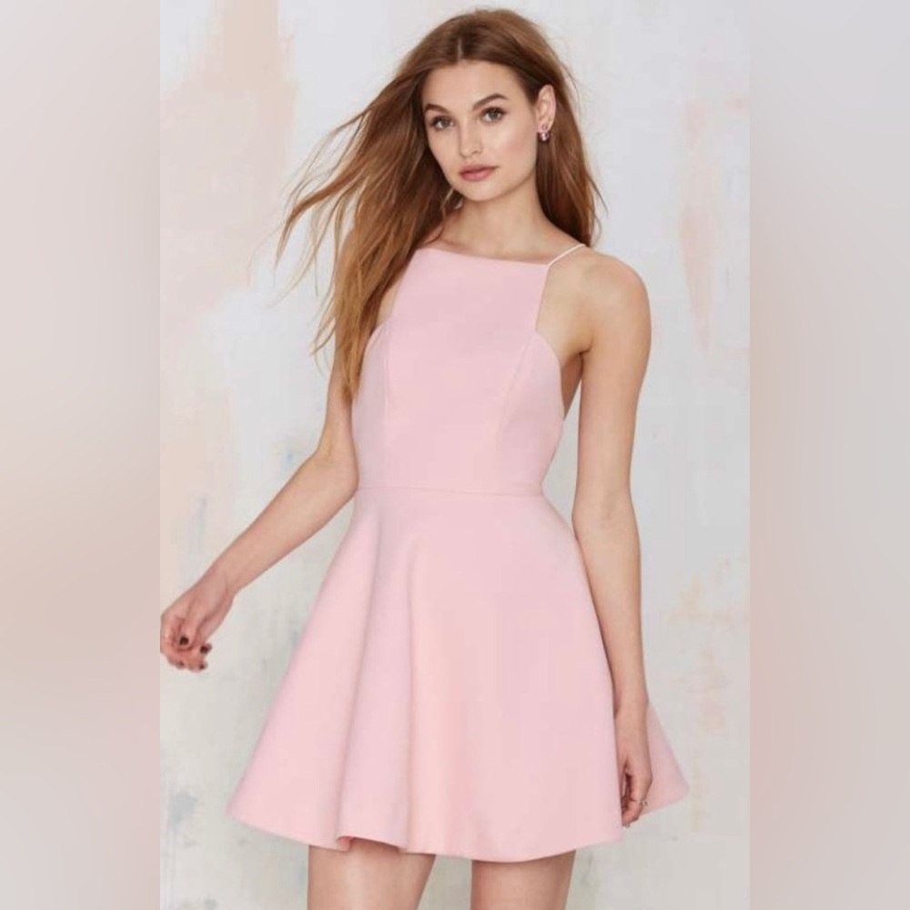Light Pink Skater Dress
